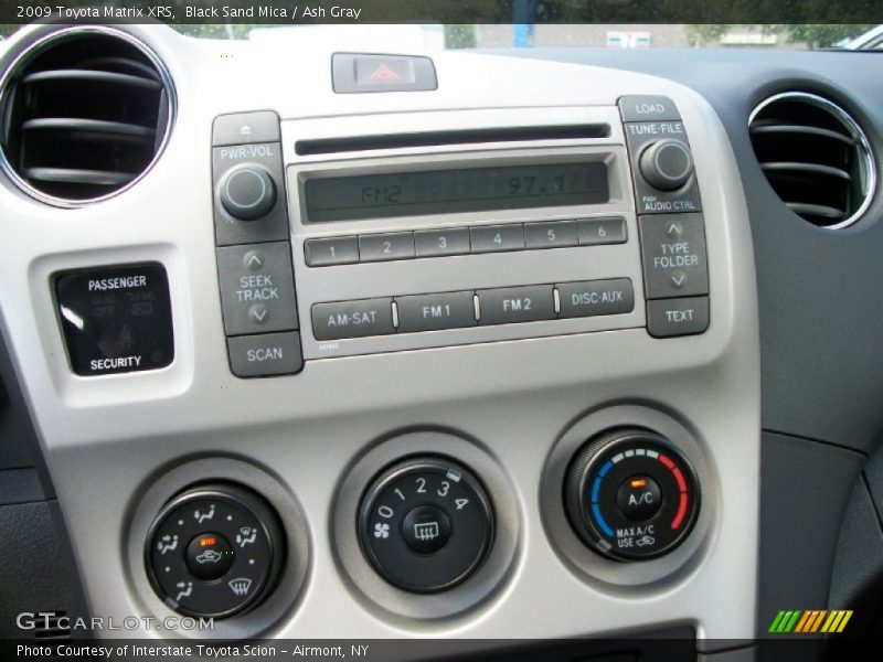 Controls of 2009 Matrix XRS