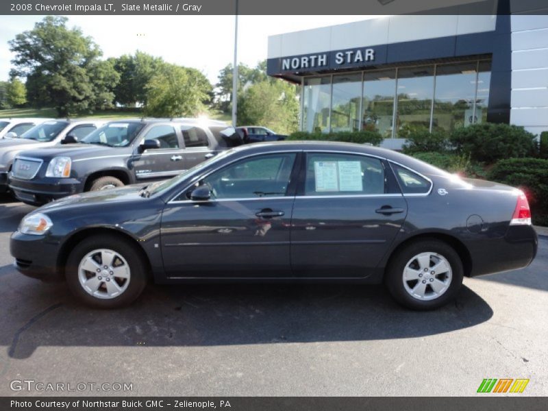 Slate Metallic / Gray 2008 Chevrolet Impala LT