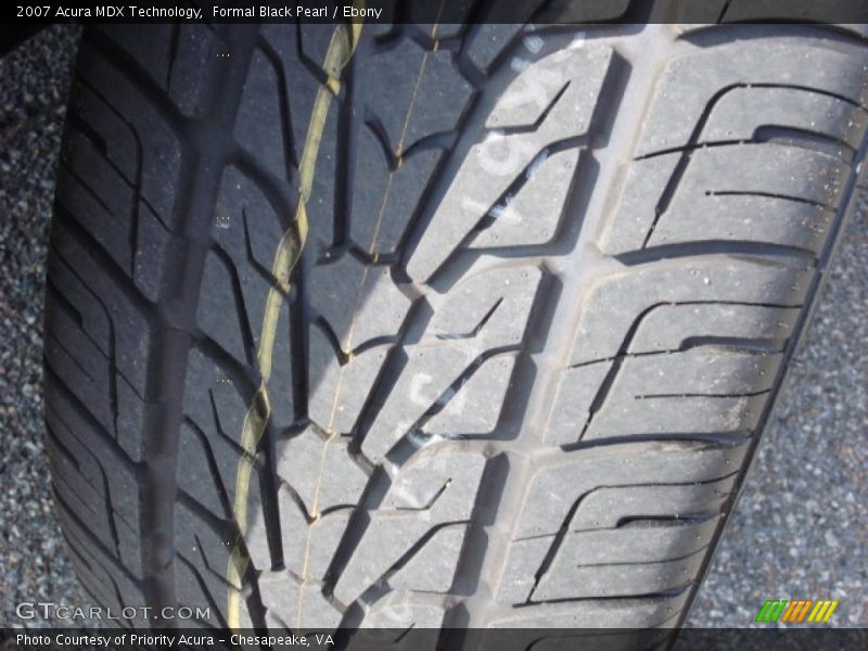 Formal Black Pearl / Ebony 2007 Acura MDX Technology