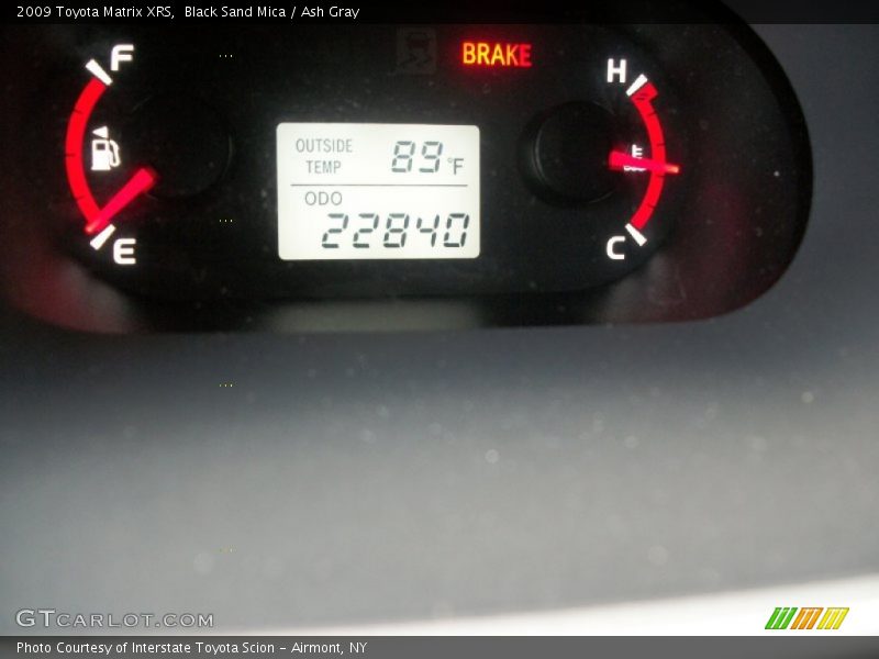 Black Sand Mica / Ash Gray 2009 Toyota Matrix XRS