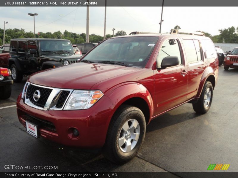 Red Brawn / Graphite 2008 Nissan Pathfinder S 4x4