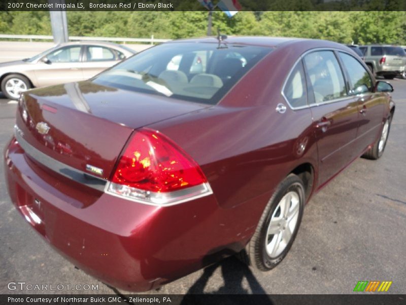 Bordeaux Red / Ebony Black 2007 Chevrolet Impala LS