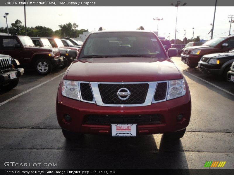 Red Brawn / Graphite 2008 Nissan Pathfinder S 4x4