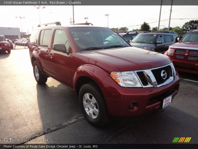 Red Brawn / Graphite 2008 Nissan Pathfinder S 4x4