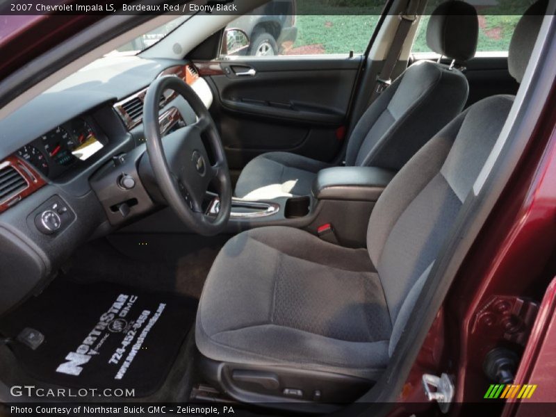Bordeaux Red / Ebony Black 2007 Chevrolet Impala LS