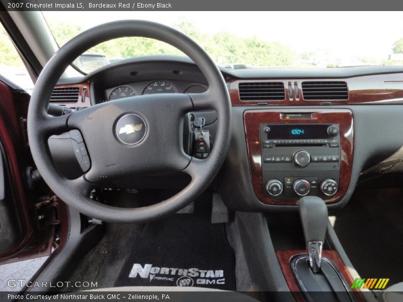 Bordeaux Red / Ebony Black 2007 Chevrolet Impala LS