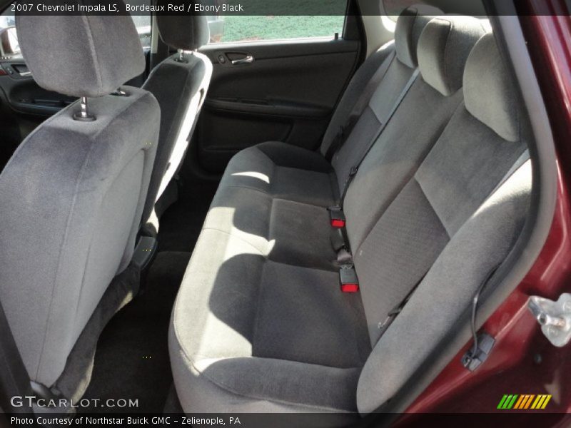 Bordeaux Red / Ebony Black 2007 Chevrolet Impala LS