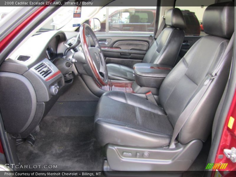 Infrared / Ebony 2008 Cadillac Escalade ESV AWD