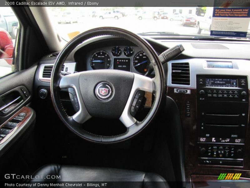 Infrared / Ebony 2008 Cadillac Escalade ESV AWD