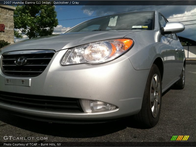 Quicksilver / Gray 2007 Hyundai Elantra GLS Sedan