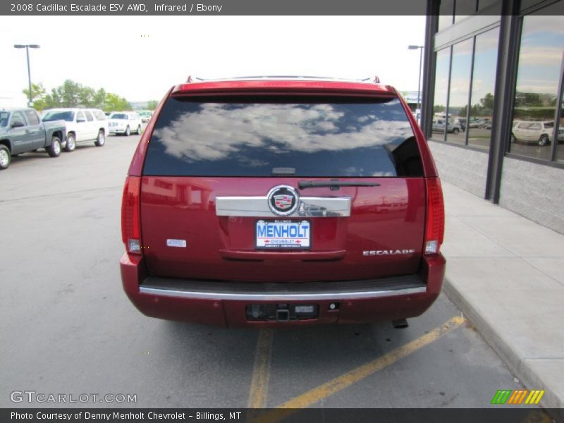 Infrared / Ebony 2008 Cadillac Escalade ESV AWD