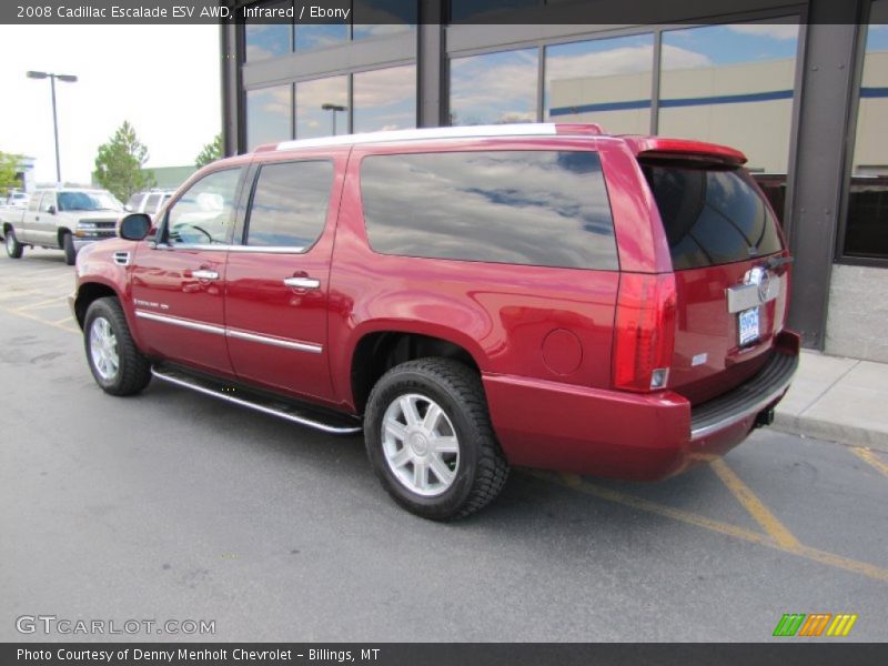 Infrared / Ebony 2008 Cadillac Escalade ESV AWD