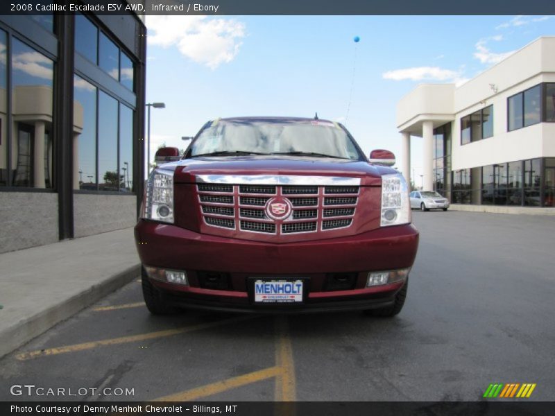 Infrared / Ebony 2008 Cadillac Escalade ESV AWD