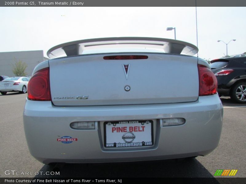Titanium Metallic / Ebony 2008 Pontiac G5