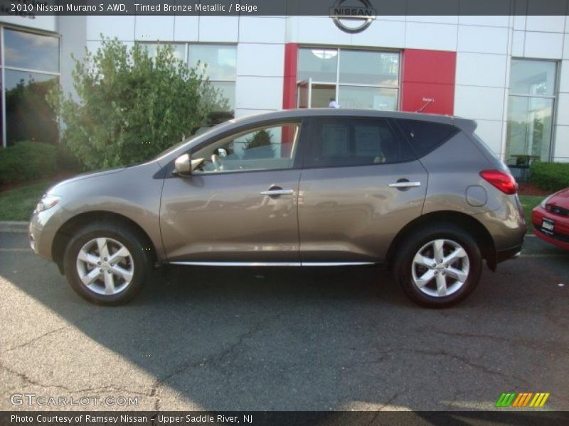 Tinted Bronze Metallic / Beige 2010 Nissan Murano S AWD