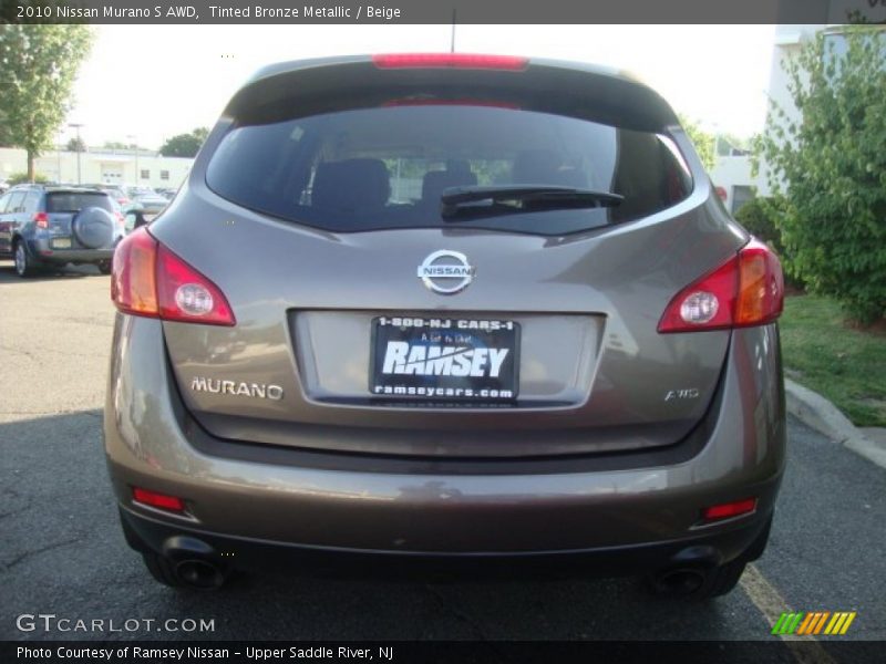 Tinted Bronze Metallic / Beige 2010 Nissan Murano S AWD