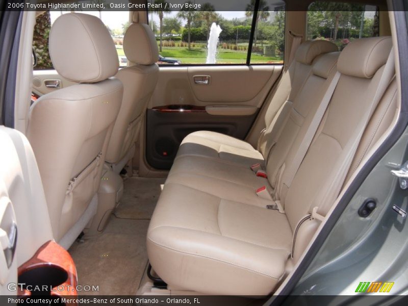 Oasis Green Pearl / Ivory Beige 2006 Toyota Highlander Limited
