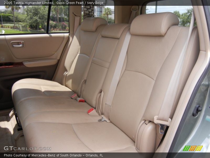 Oasis Green Pearl / Ivory Beige 2006 Toyota Highlander Limited