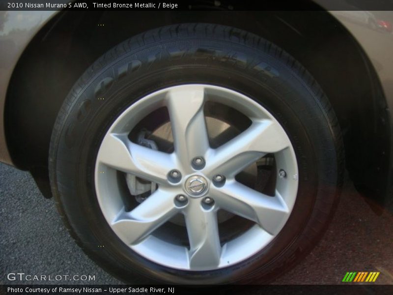 Tinted Bronze Metallic / Beige 2010 Nissan Murano S AWD