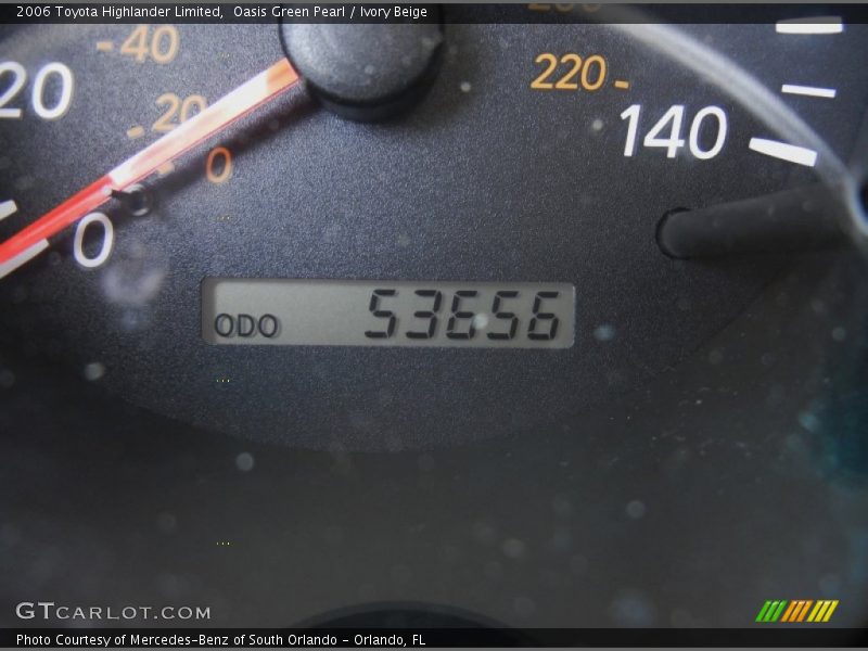 Oasis Green Pearl / Ivory Beige 2006 Toyota Highlander Limited
