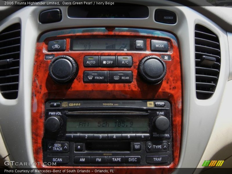 Oasis Green Pearl / Ivory Beige 2006 Toyota Highlander Limited