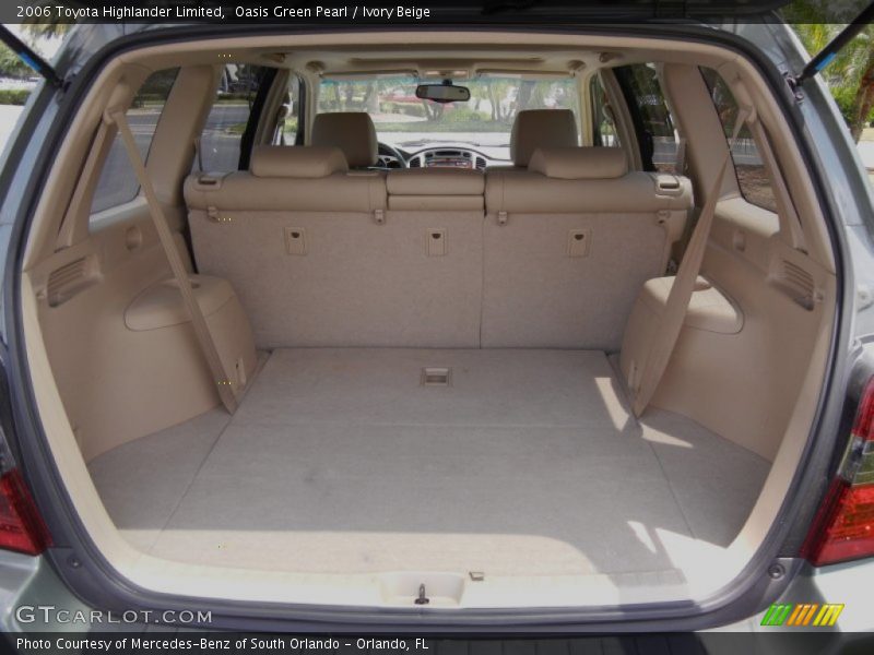 Oasis Green Pearl / Ivory Beige 2006 Toyota Highlander Limited