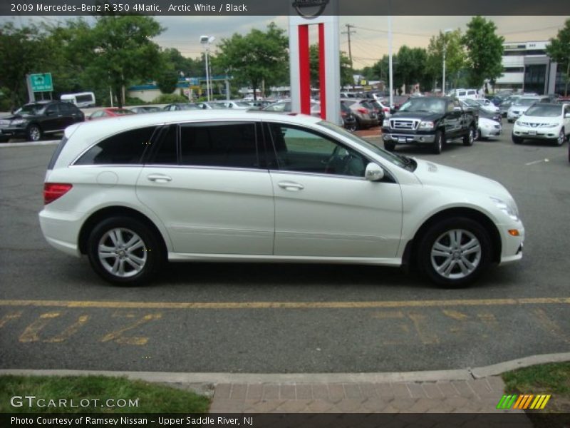 Arctic White / Black 2009 Mercedes-Benz R 350 4Matic