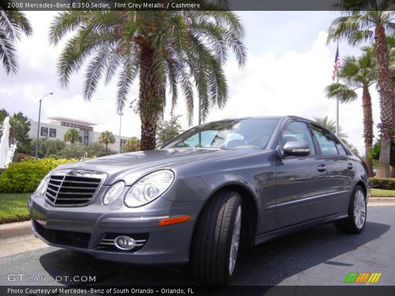Flint Grey Metallic / Cashmere 2008 Mercedes-Benz E 350 Sedan
