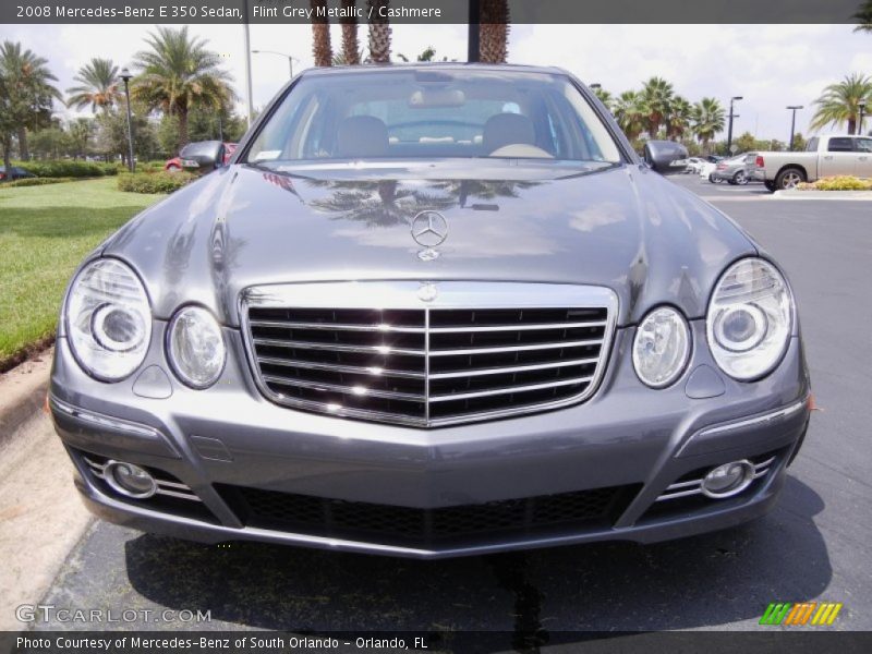 Flint Grey Metallic / Cashmere 2008 Mercedes-Benz E 350 Sedan
