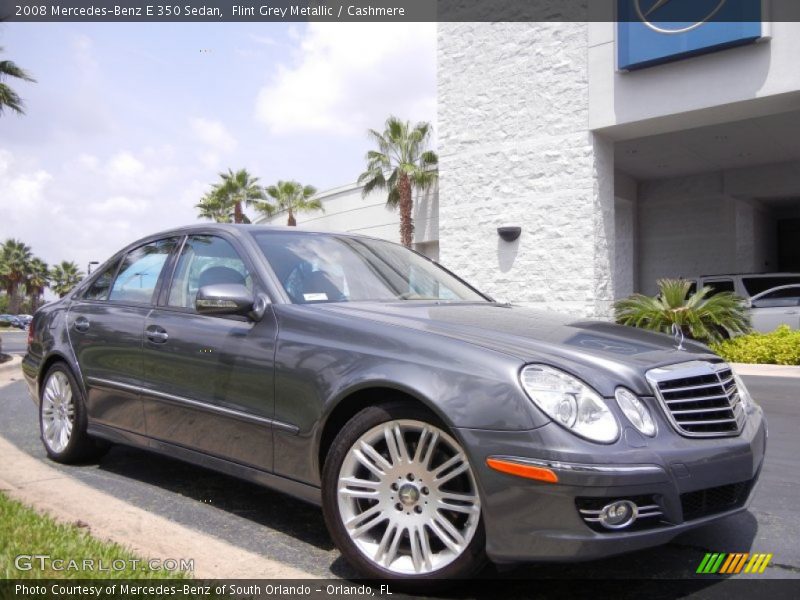 Flint Grey Metallic / Cashmere 2008 Mercedes-Benz E 350 Sedan