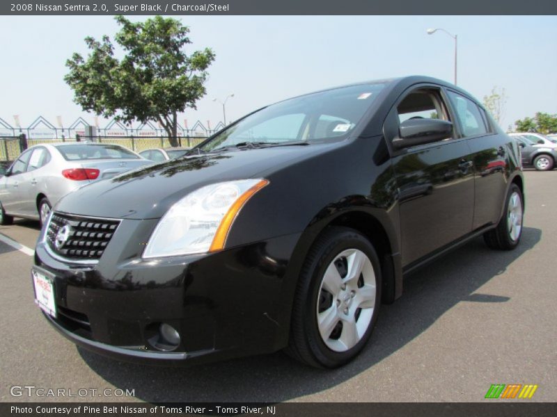 Super Black / Charcoal/Steel 2008 Nissan Sentra 2.0