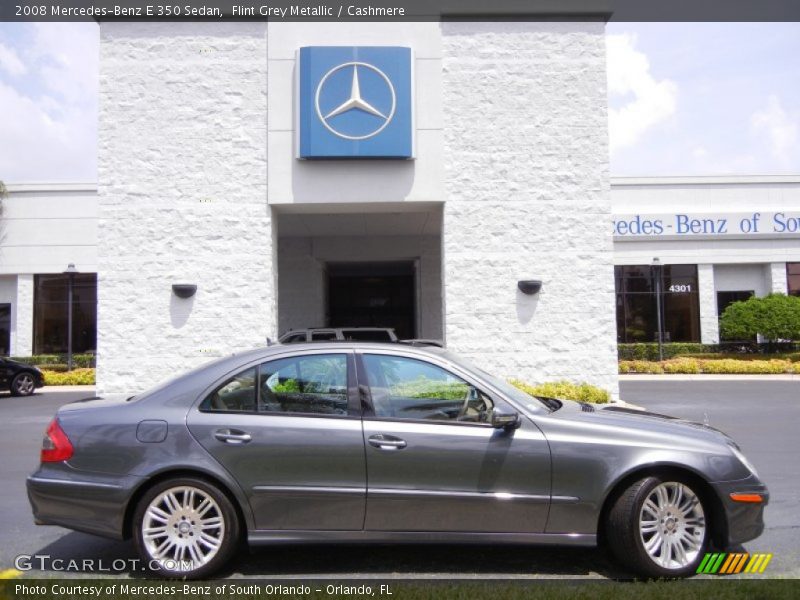 Flint Grey Metallic / Cashmere 2008 Mercedes-Benz E 350 Sedan
