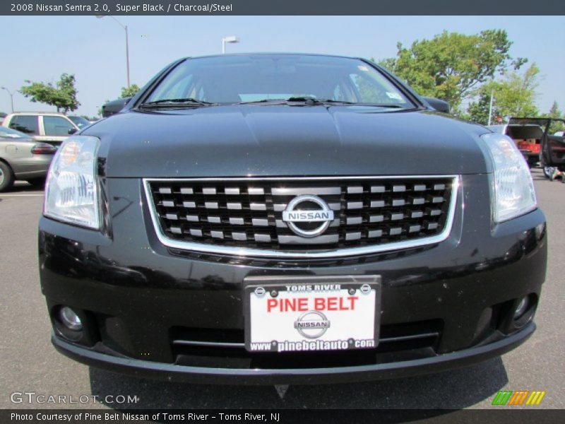 Super Black / Charcoal/Steel 2008 Nissan Sentra 2.0