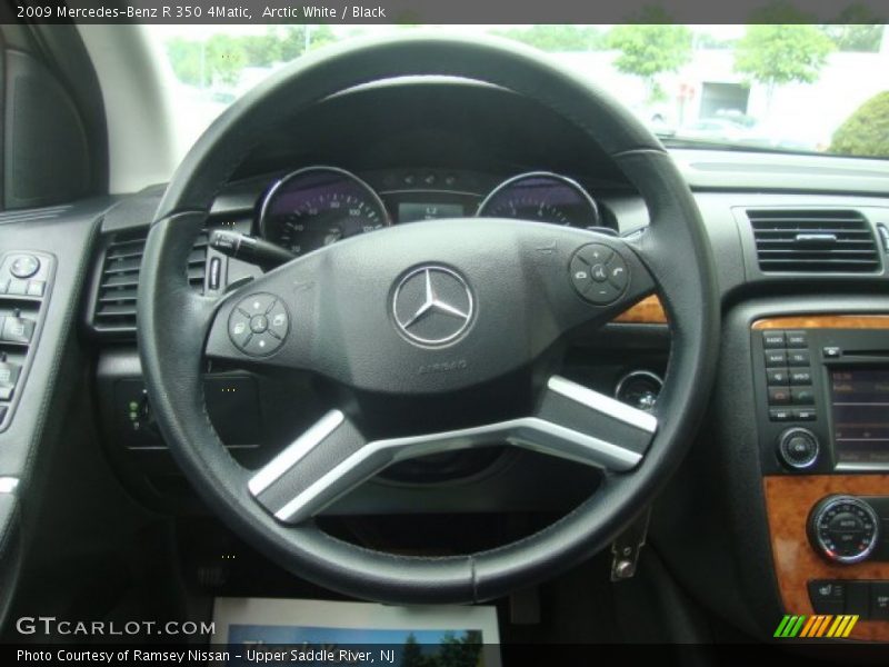Arctic White / Black 2009 Mercedes-Benz R 350 4Matic