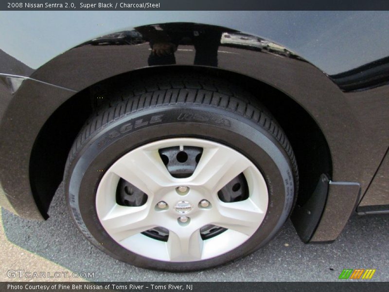 Super Black / Charcoal/Steel 2008 Nissan Sentra 2.0