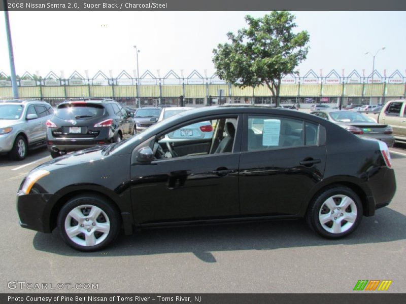 Super Black / Charcoal/Steel 2008 Nissan Sentra 2.0