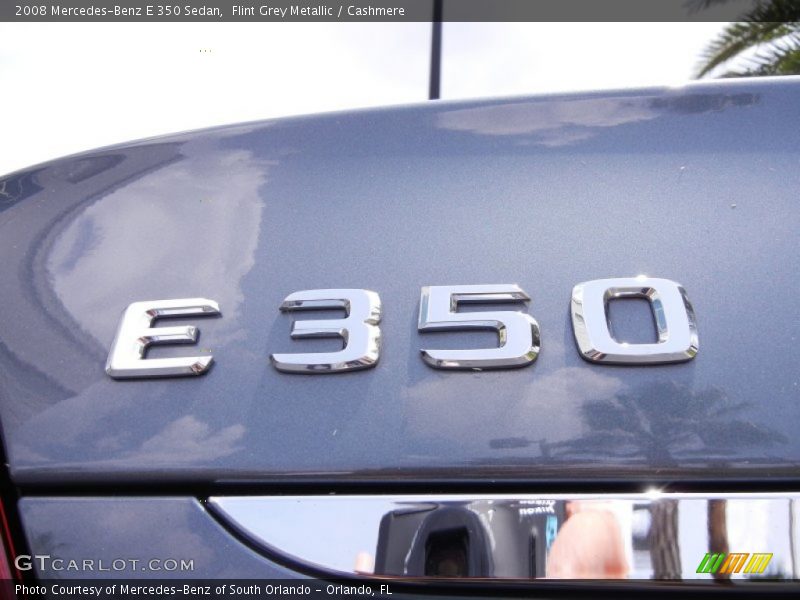 Flint Grey Metallic / Cashmere 2008 Mercedes-Benz E 350 Sedan