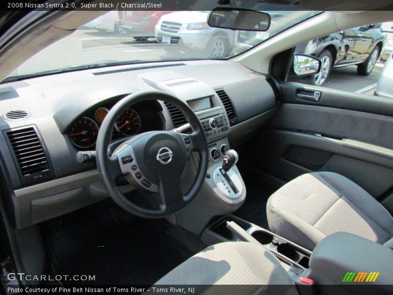Super Black / Charcoal/Steel 2008 Nissan Sentra 2.0
