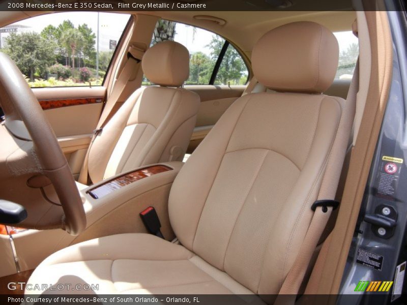 Flint Grey Metallic / Cashmere 2008 Mercedes-Benz E 350 Sedan