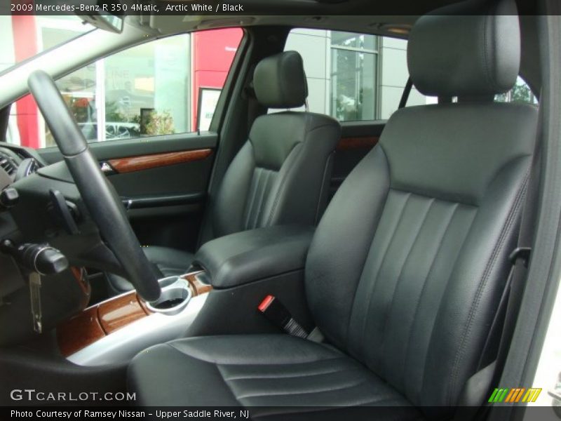 Arctic White / Black 2009 Mercedes-Benz R 350 4Matic