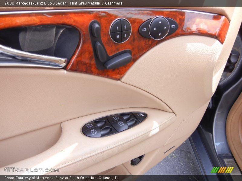 Flint Grey Metallic / Cashmere 2008 Mercedes-Benz E 350 Sedan
