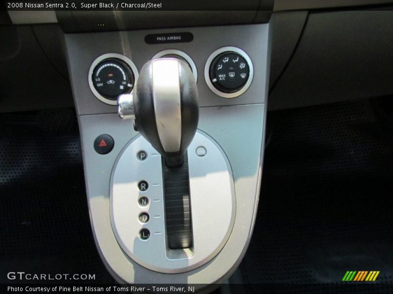 Super Black / Charcoal/Steel 2008 Nissan Sentra 2.0