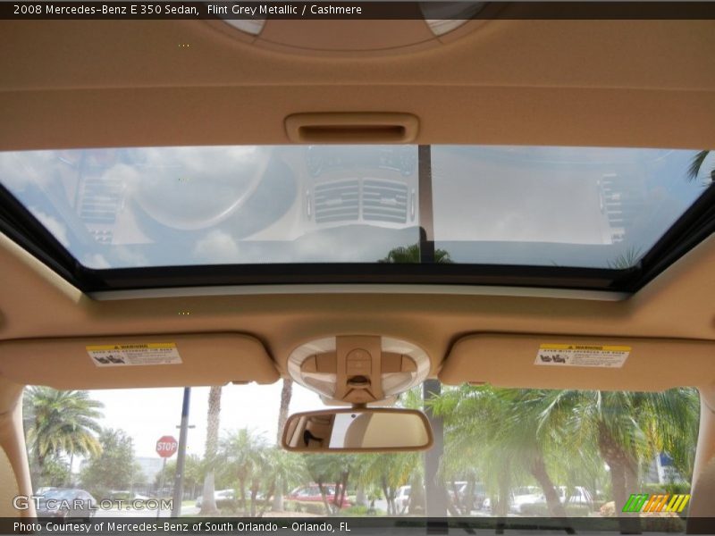 Flint Grey Metallic / Cashmere 2008 Mercedes-Benz E 350 Sedan