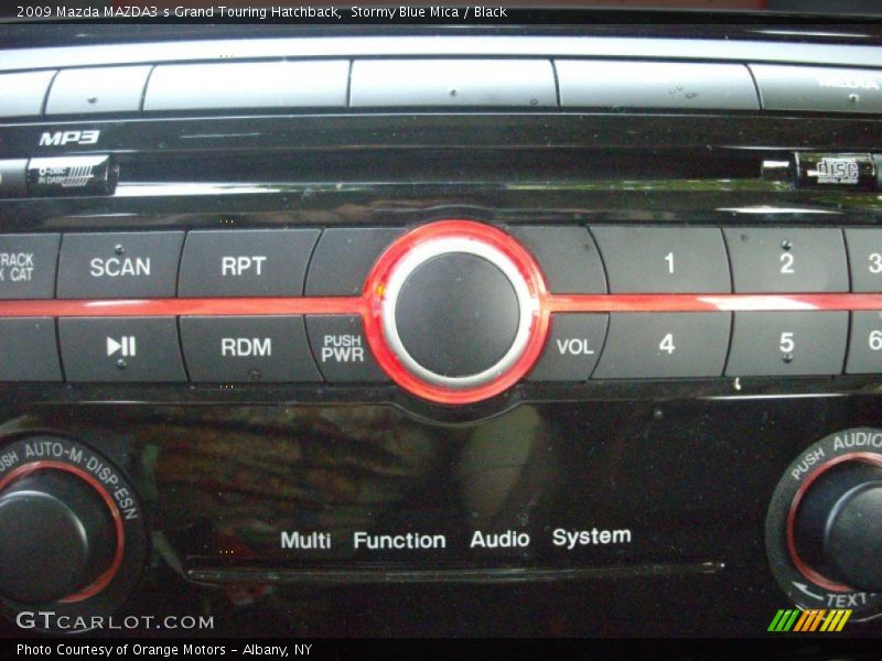 Stormy Blue Mica / Black 2009 Mazda MAZDA3 s Grand Touring Hatchback