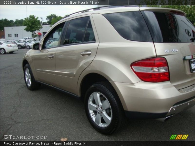 Desert Silver Metallic / Black 2006 Mercedes-Benz ML 500 4Matic