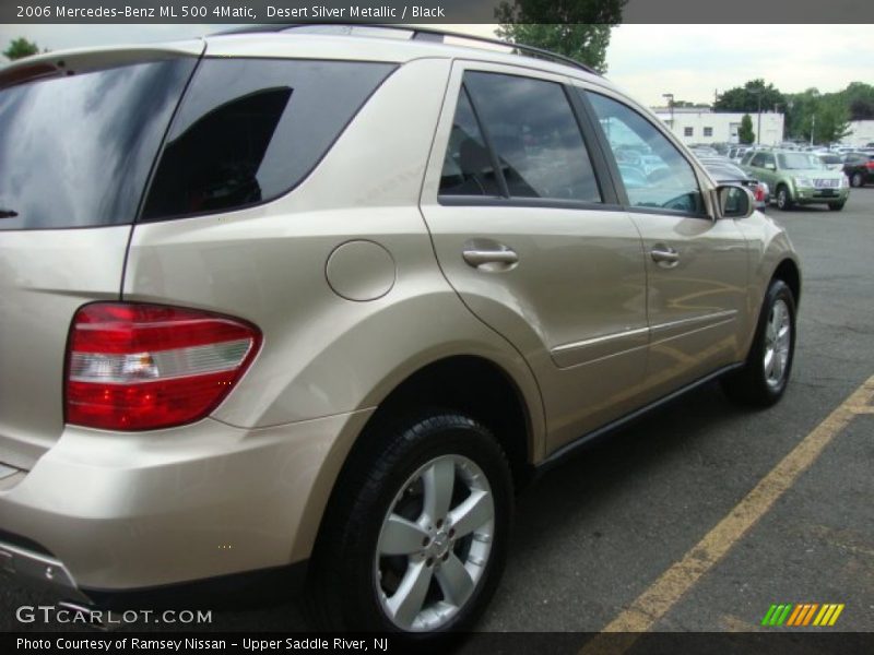 Desert Silver Metallic / Black 2006 Mercedes-Benz ML 500 4Matic