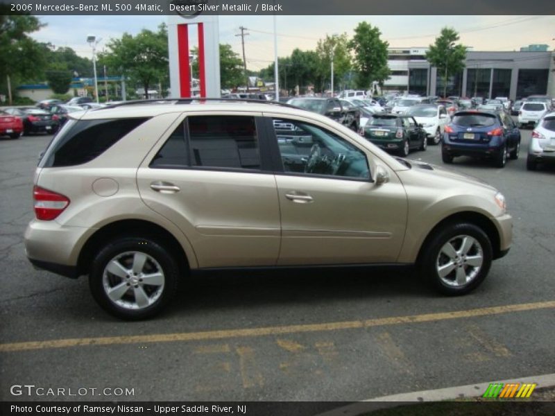 Desert Silver Metallic / Black 2006 Mercedes-Benz ML 500 4Matic