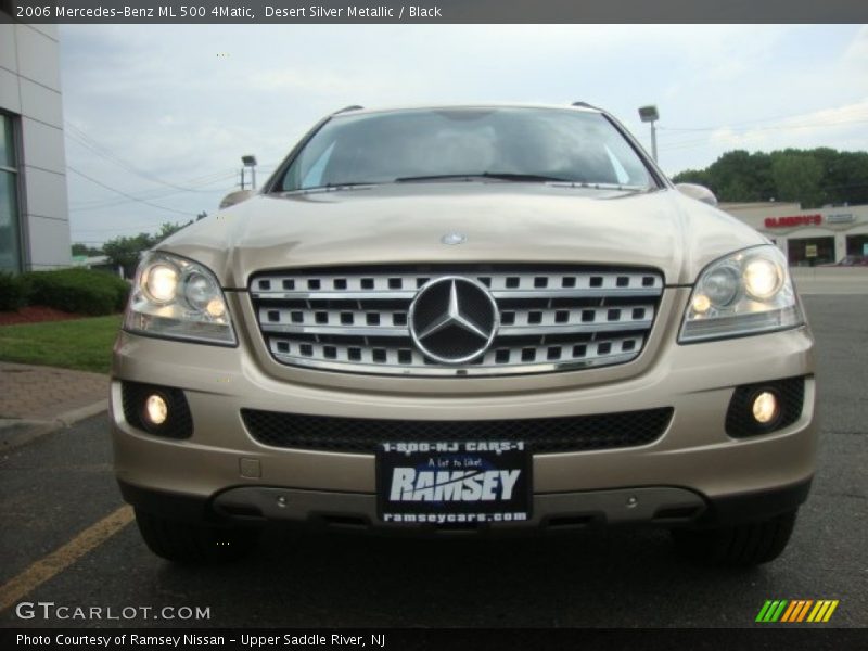 Desert Silver Metallic / Black 2006 Mercedes-Benz ML 500 4Matic