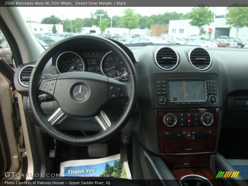 Desert Silver Metallic / Black 2006 Mercedes-Benz ML 500 4Matic