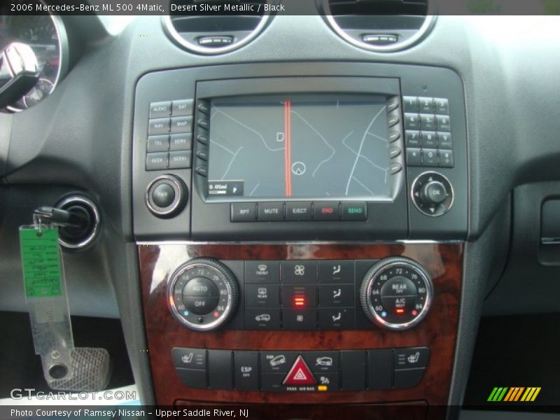 Desert Silver Metallic / Black 2006 Mercedes-Benz ML 500 4Matic